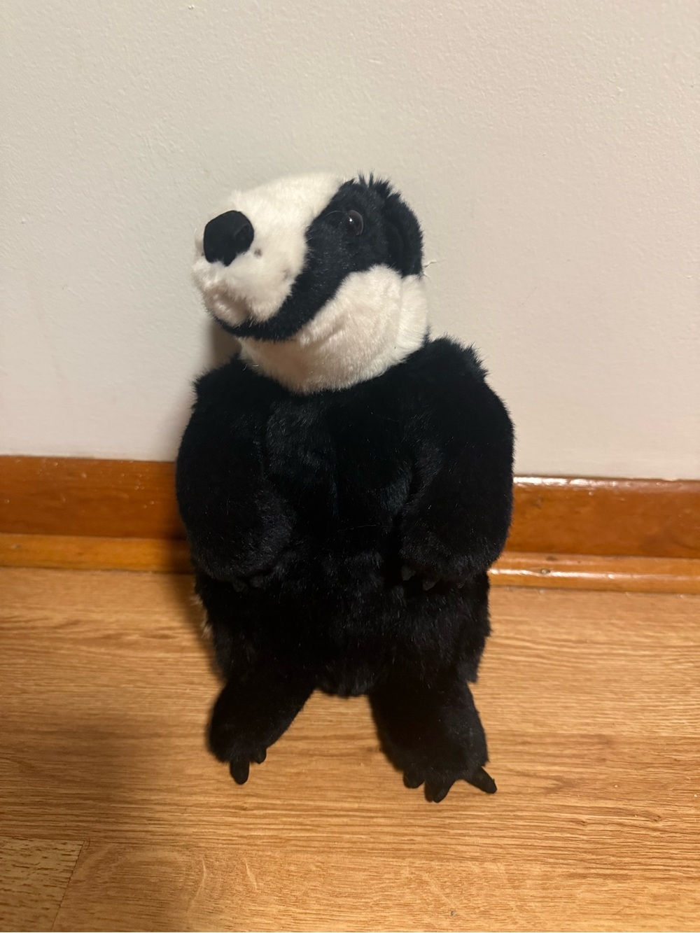 Kohls Cares Gund Badger Black White Wildlife Critter Plush Stuffed Animal 9"